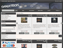 Tablet Screenshot of emagictricks.co.uk